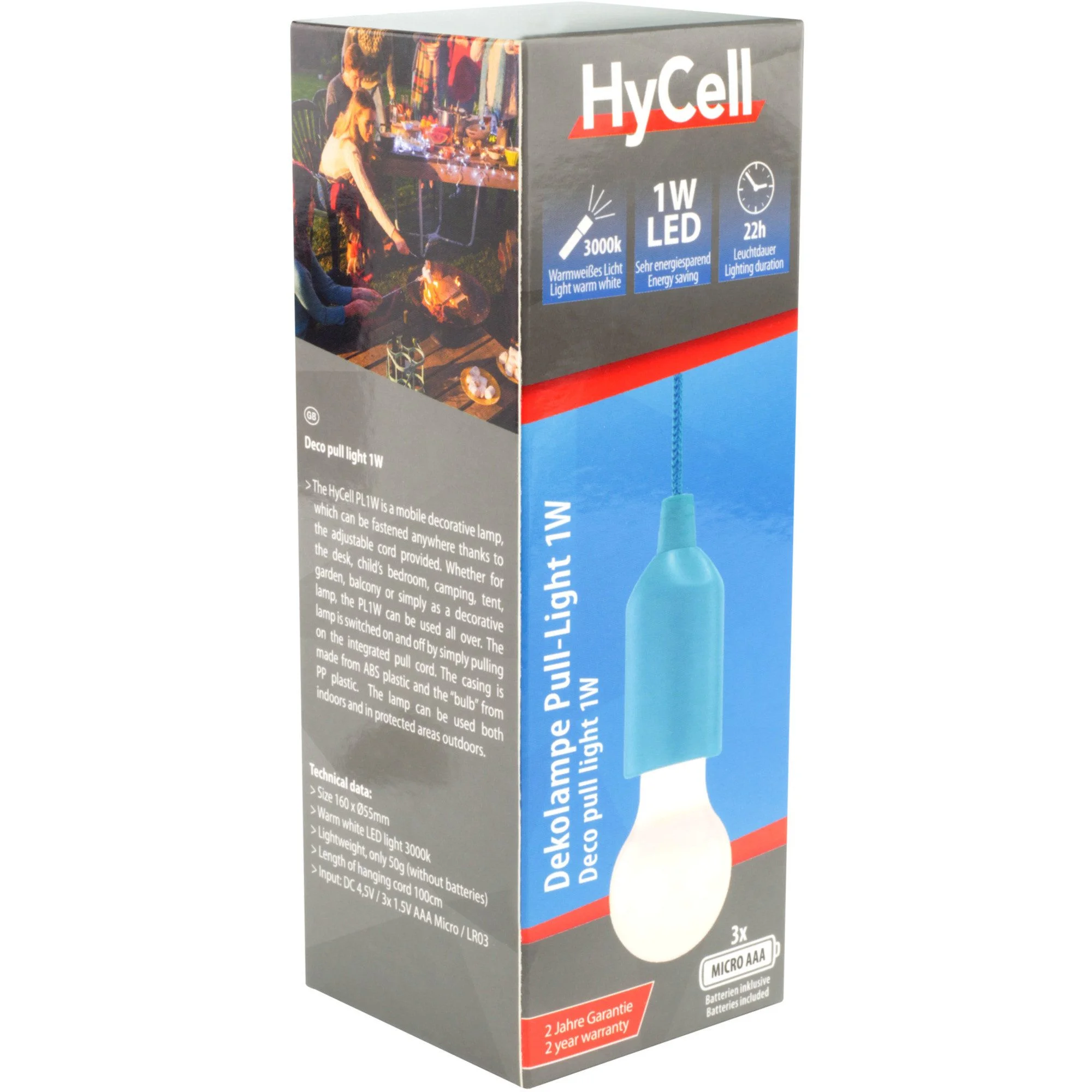 ANSMANN HyCell Pull-Light PL1W · LED-Dekoleuchte